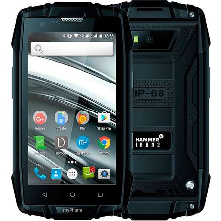 Smartphone MyPhone Hammer Iron 2 8GB Dual Sim 4G Black