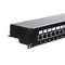 Netrack patchpanel 19 inch 24 ports cat. 6 FTP LSA with shelf