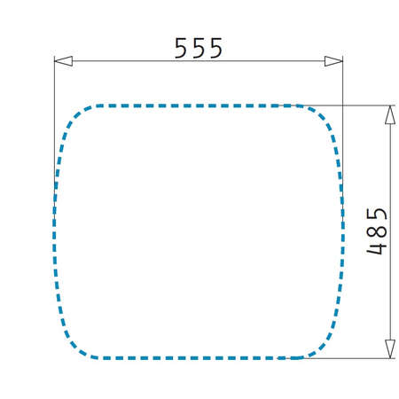 Chiuveta de bucatarie Pyramis Compozit ALDORA 1B 57.5x50.5cm Grano