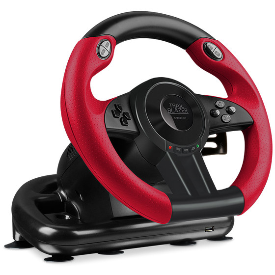 Volan TRAILBLAZER Racing Wheel pentru PS4/PS3/PC Negru