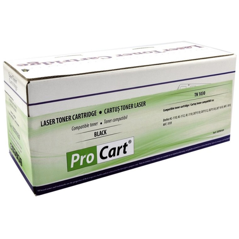 Cartus toner compatibil TN-1030 black pentru imprimante Brother
