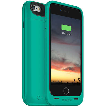 Baterie externa Mophie cu Husa Juice Pack 2750 mAh Green pentru Apple iPhone 6, iPhone 6S