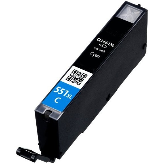 Cartus compatibil CLI-551XL Cyan pentru imprimante Canon