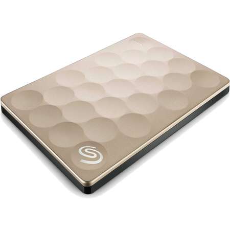 Hard disk extern Seagate Backup Plus Ultra Slim Gold 2TB 2.5 inch USB 3.0