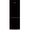 Combina frigorifica Pyramis FSK185 301 Litri Autodezghetare A+ Black Glass