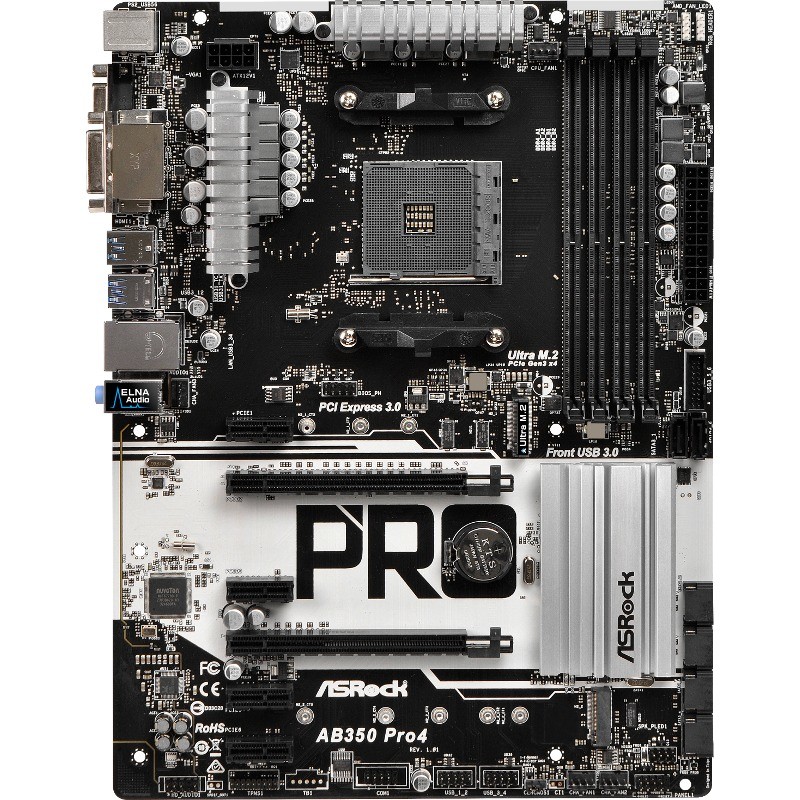 Placa de baza AB350 Pro4 AMD AM4 ATX thumbnail