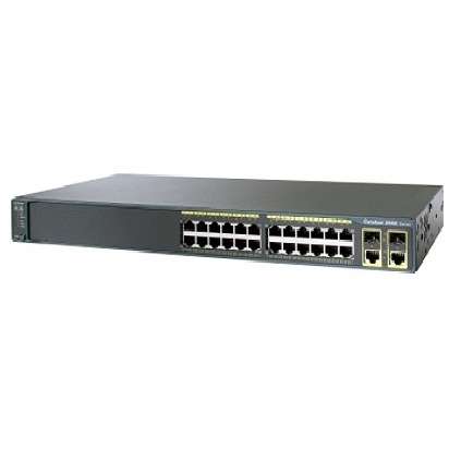 Switch Cisco WS-C2960+24TC-L 24 porturi