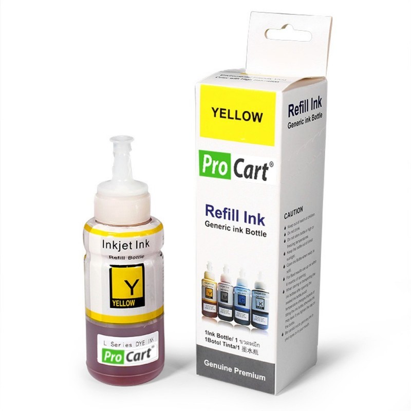 Consumabil Cerneala refill foto DYE Yellow pentru Epson seria L