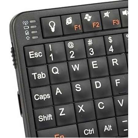 Mini tastatura Rii 518 iluminata Rii tek bluetooth pentru smart TV PC si dispozitive mobile