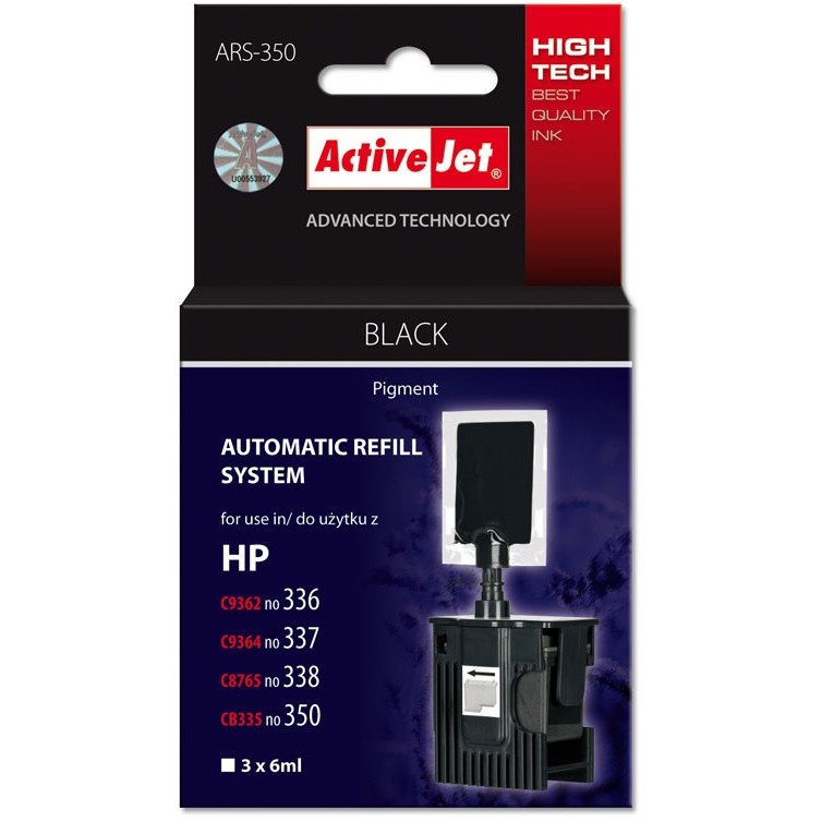 Kit automat reincarcare cartuse HP 336 337 338 350 Black