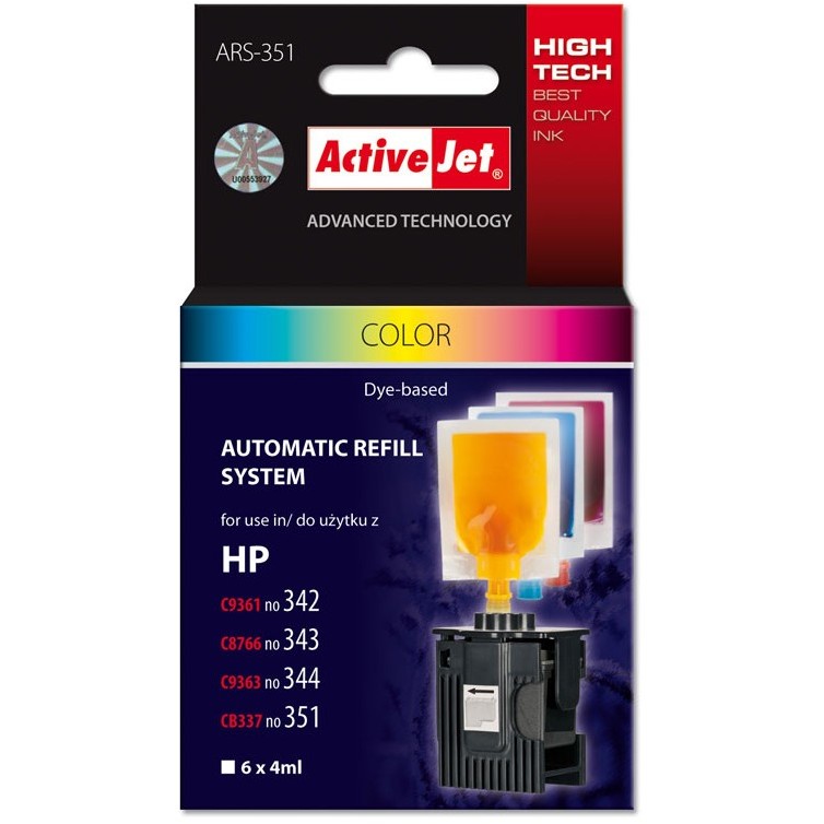 Kit automat reincarcare cartuse HP 342 343 344 351 Color