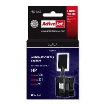 Sistem Kit automat de refill pentru HP-300 HP-301 HP-901 Black