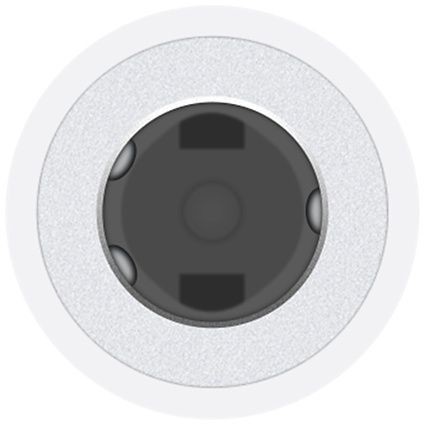 Adaptor Apple pentru Jack 3.5mm de la Lightning MFI White — imaginea 3