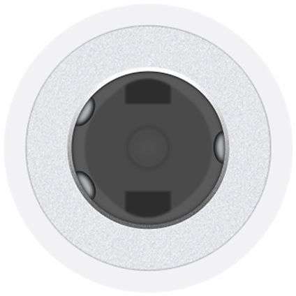 Adaptor Apple pentru Jack 3.5mm de la Lightning MFI White