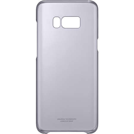 Husa Protectie Spate EF-QG950CVEGWW Clear Cover Violet pentru SAMSUNG Galaxy S8
