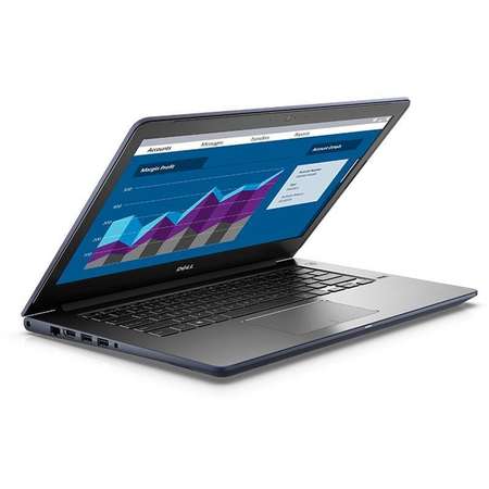 Laptop Dell Vostro 5468 14 inch HD Intel Core i3-6006U 4GB DDR4 128 SSD FPR Windows 10 Pro Grey 3Yr CIS