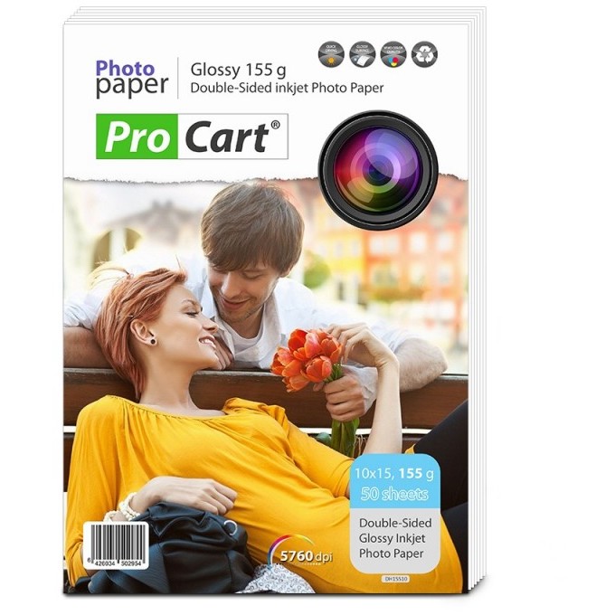 Hartie foto 50 coli Dual Side Glossy 10x15 cm 155g