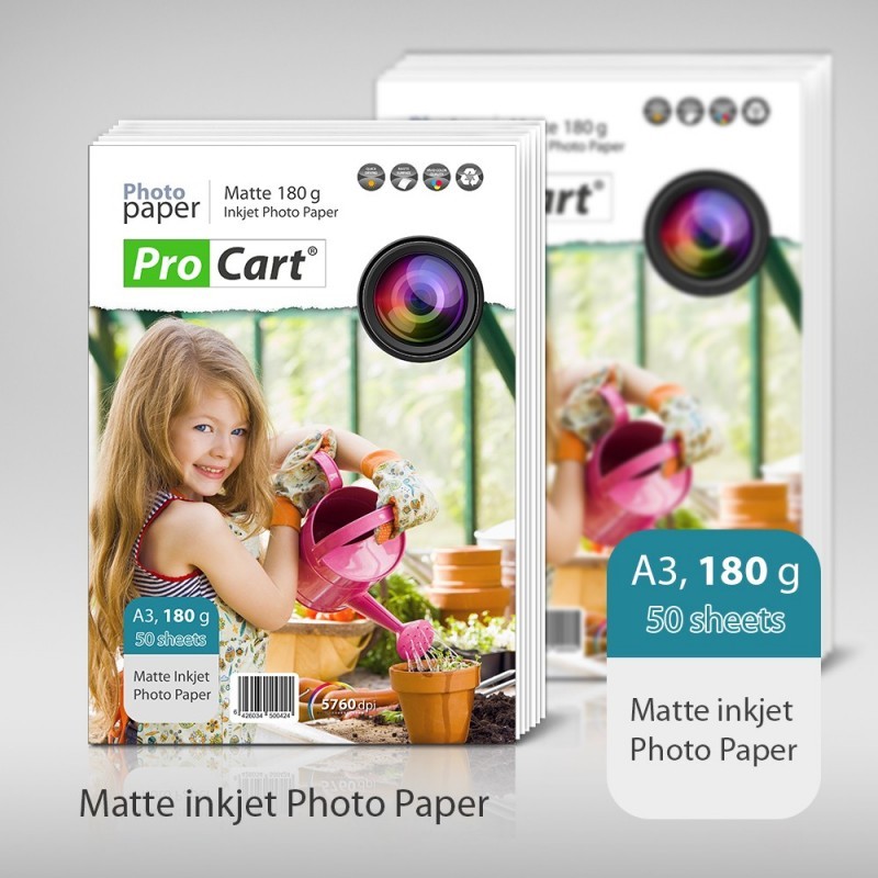 Hartie foto mata 180g A3