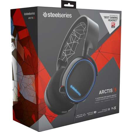 Casti gaming SteelSeries Arctis 5 Black