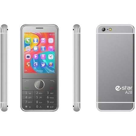 Telefon Mobil eStar ES_A28SIL Dual Sim Silver