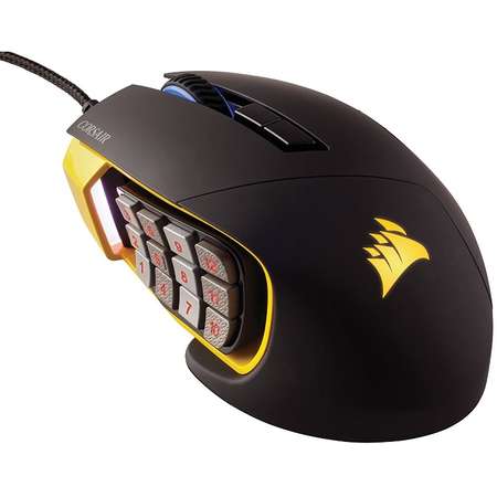 Mouse gaming Corsair Scimitar PRO RGB Yellow