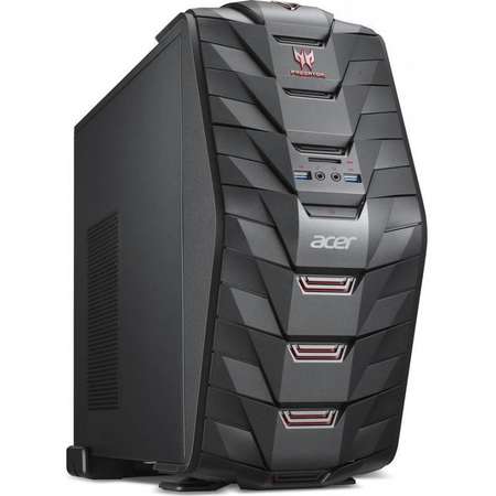 Sistem desktop Acer Aspire Predator G3-710 Intel Core i7-7700 16GB DDR4 1TB HDD 256GB SSD nVidia GeForce GTX 1070 8GB Windows 10 Black