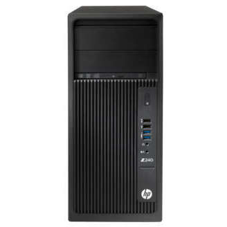 Sistem desktop HP Z240 MT Intel Core i7-6700 8GB DDR4 1TB HDD nVidia Quadro K620 2GB Windows 10 Pro downgrade la Windows 7 Pro Black