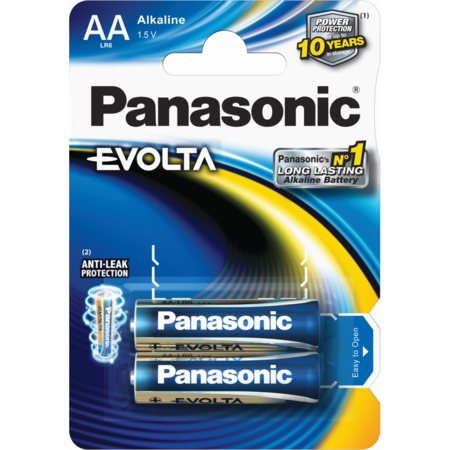 Baterie alcalina Panasonic Evolta LR6EGE/2BP