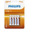 Baterii zinc C Philips R03L4B/10  AAA