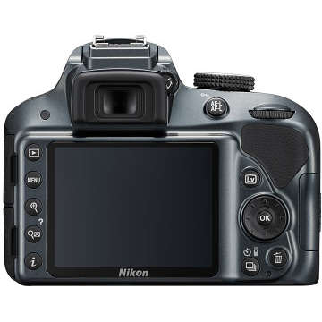 Aparat foto DSLR Nikon D3300 24.7 Mpx Kit AF-P 18-55mm VR Grey