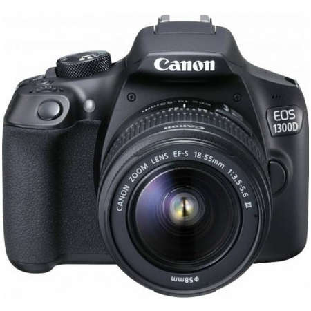 Aparat foto DSLR Canon EOS 1300D 18.7 Mpx Kit EF-S 18-55mm DC III f/3.5-5.6