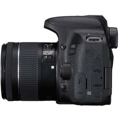Aparat foto DSLR Canon EOS 800D 24.2 Mpx Kit EF-S 18-55mm f/4-5.6 IS STM