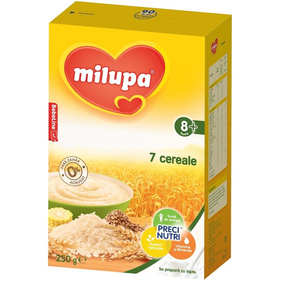 Cereale copii 7 Cereale fara lapte 250g de la 8 luni