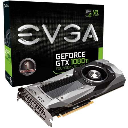 Placa video EVGA nVidia GeForce GTX 1080 Ti Founders Edition 11GB DDR5X 352bit