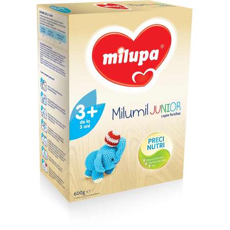 Lapte praf fortifiat MILUPA Milumil Junior 3+ 600g