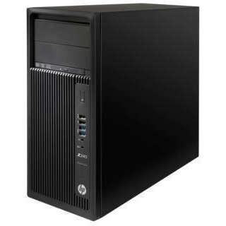 Sistem desktop HP Z240 MT Intel Core i7-6700K 16GB DDR4 2TB HDD 512GB SSD Windows 10 Pro Black