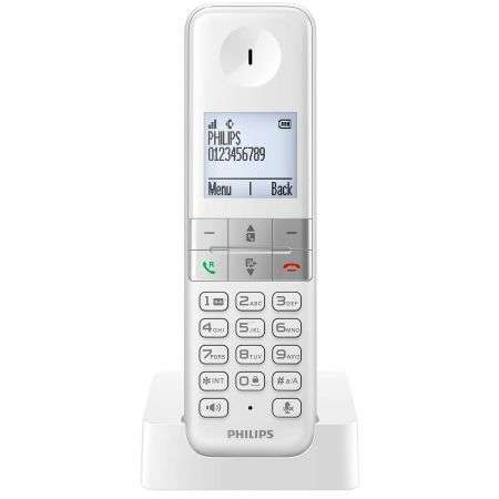 Telefon fara fir DECT Philips D4501W/53 Alb