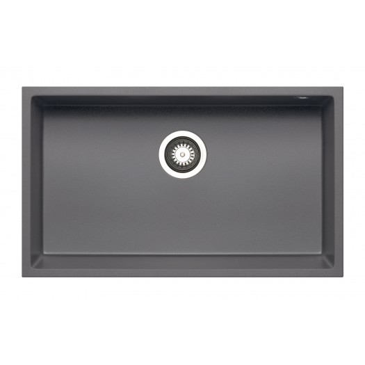 Chiuveta de bucatarie Granit TETRAGON 70 x 40 1B Iron Grey