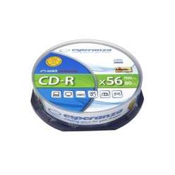 CD-R Esperanza 700 MB 52x 10 bucati Silver