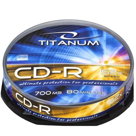 Mediu optic Esperanza CD-R TITANUM  700MB   52x  cake box 10 bucati