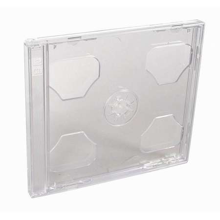Esperanza Box with Clear Tray for 2 CD/DVD  200 Pcs.