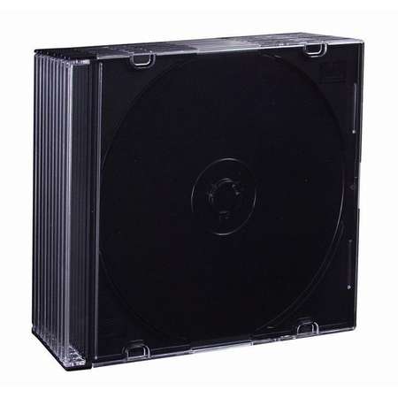 Esperanza Slim Box Black 5,2 mm for CD/DVD  10 Pcs.