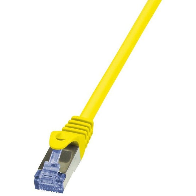 Cablu retea Patch Cat 6A 10G S/FTP PIMF PrimeLine 7.5m galben
