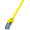 Cablu retea Logilink Patch Cat 6A 10G S/FTP PIMF PrimeLine 3m galben