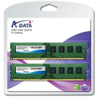 Memorie ADATA 2x2GB 1066MHz DDR3 CL7