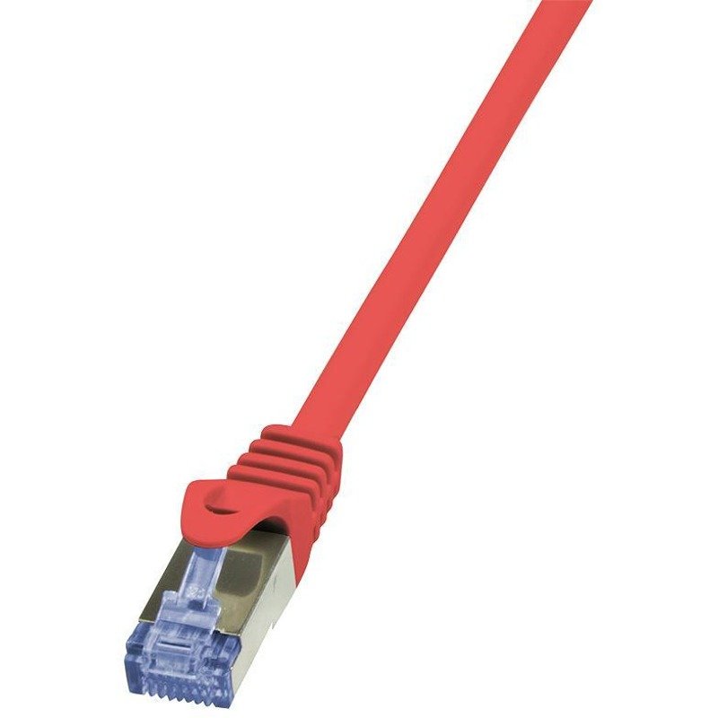 Cablu retea Patch Cat 6A 10G S/FTP PIMF PrimeLine 1.50m rosu