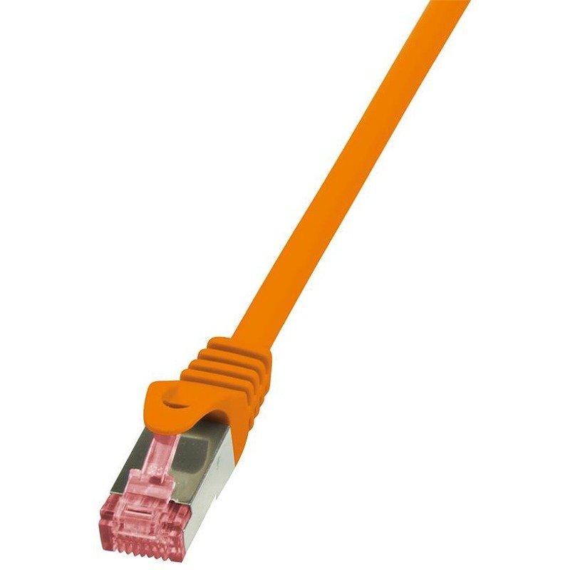 Cablu retea Patch Cat 6 S/FTP PIMF PrimeLine 7.5m portocaliu