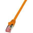Cablu retea Logilink Patchcord Cat 6 S/FTP PIMF PrimeLine 7.5m portocaliu