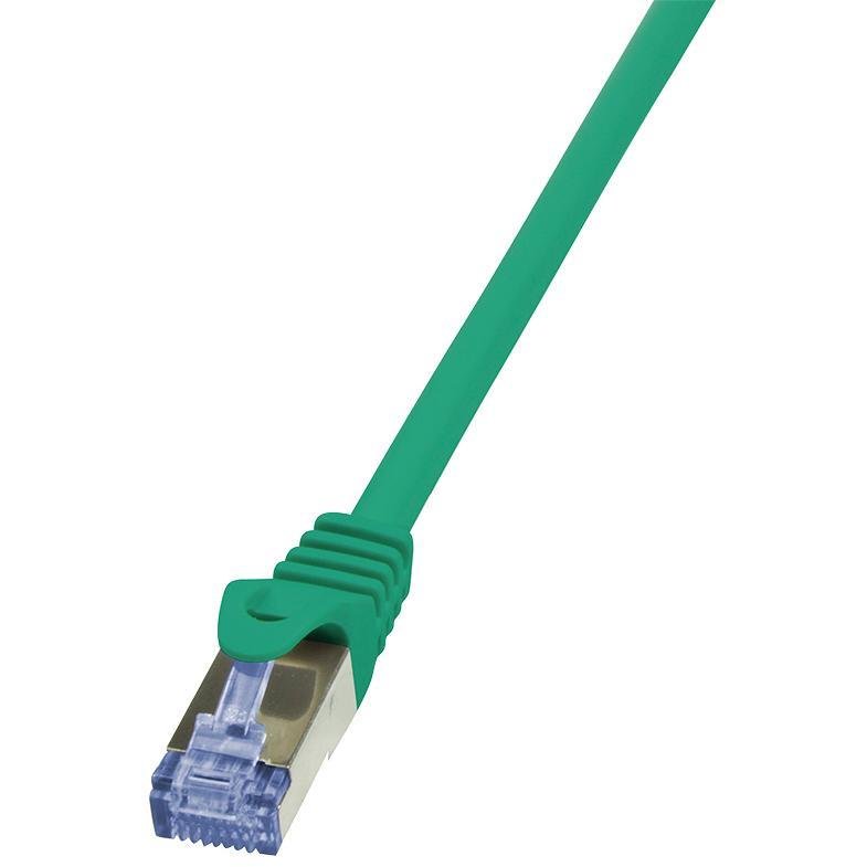 Cablu S/FTP LogiLink CQ3025S, Cat.6A, Patchcord (Verde) - imagine 2