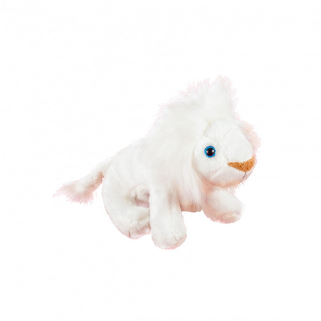 Jucarie de plus Leu alb 14 cm